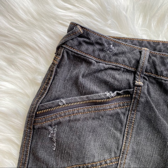 CONVERSE ONE STAR | Y2K black, denim skirt - Picture 4 of 5